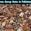 Iron Scrap Rate in Pakistan Today